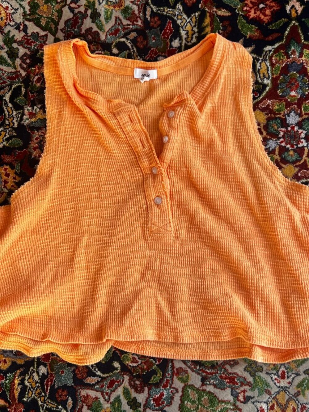 Orange Tank Top